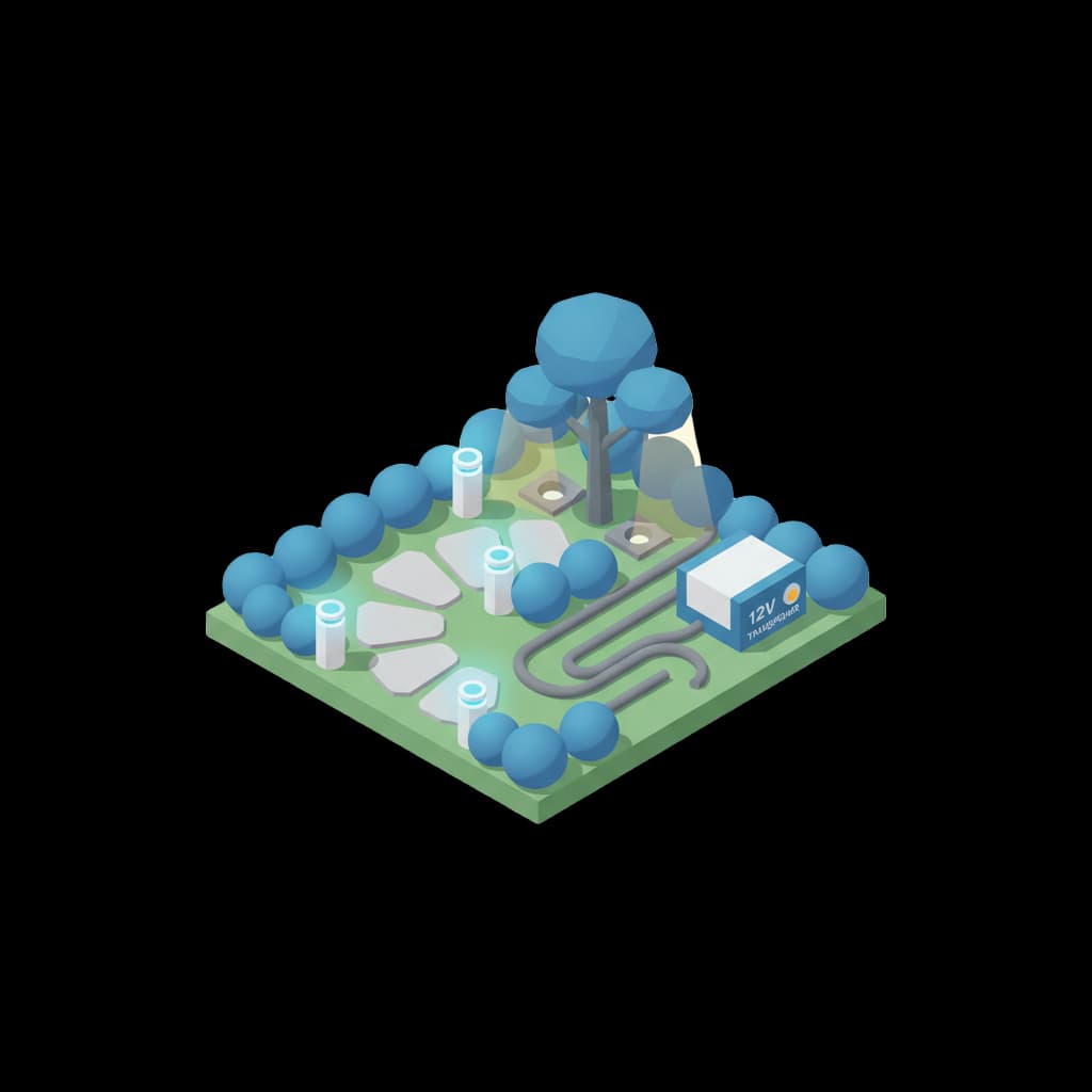 Garden Lighting Installation