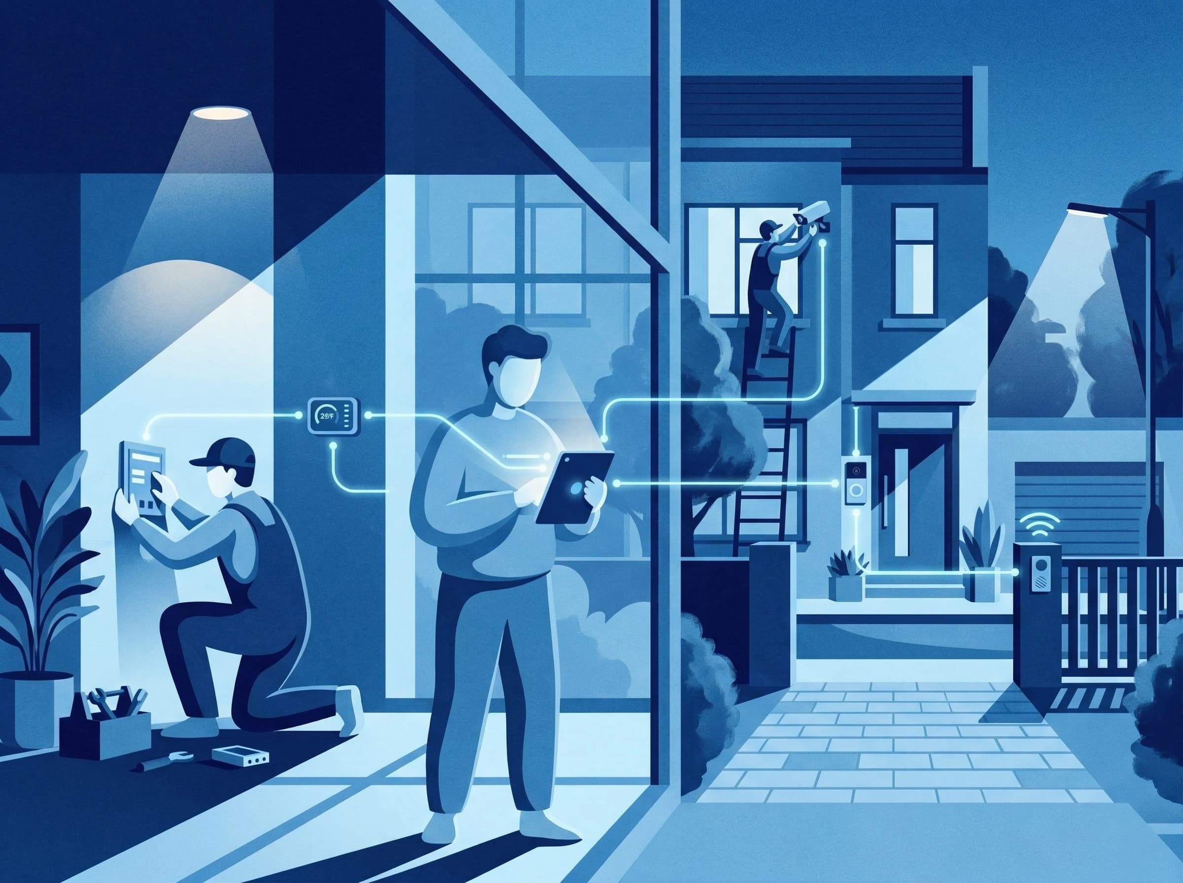 Book smart home & security online