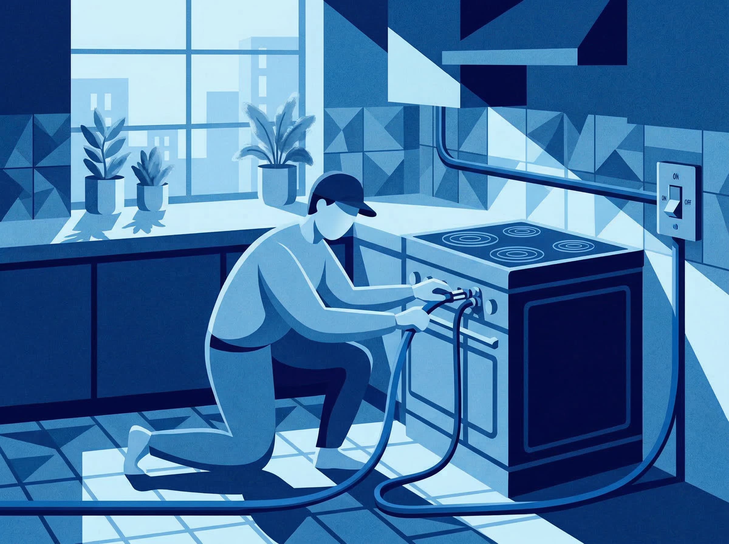 Book electric cooker & hob installation online