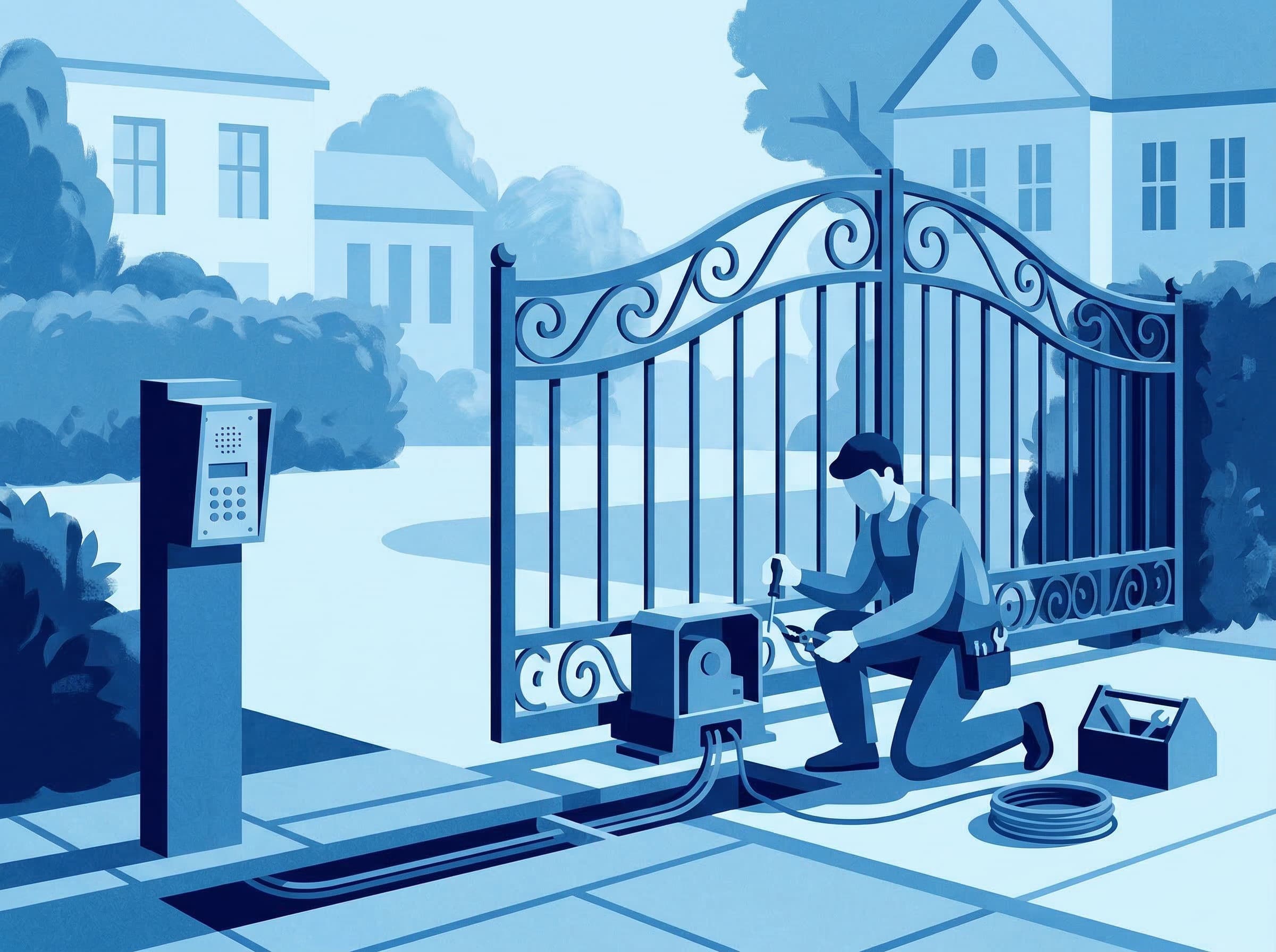 Book electric gate & barrier installation online