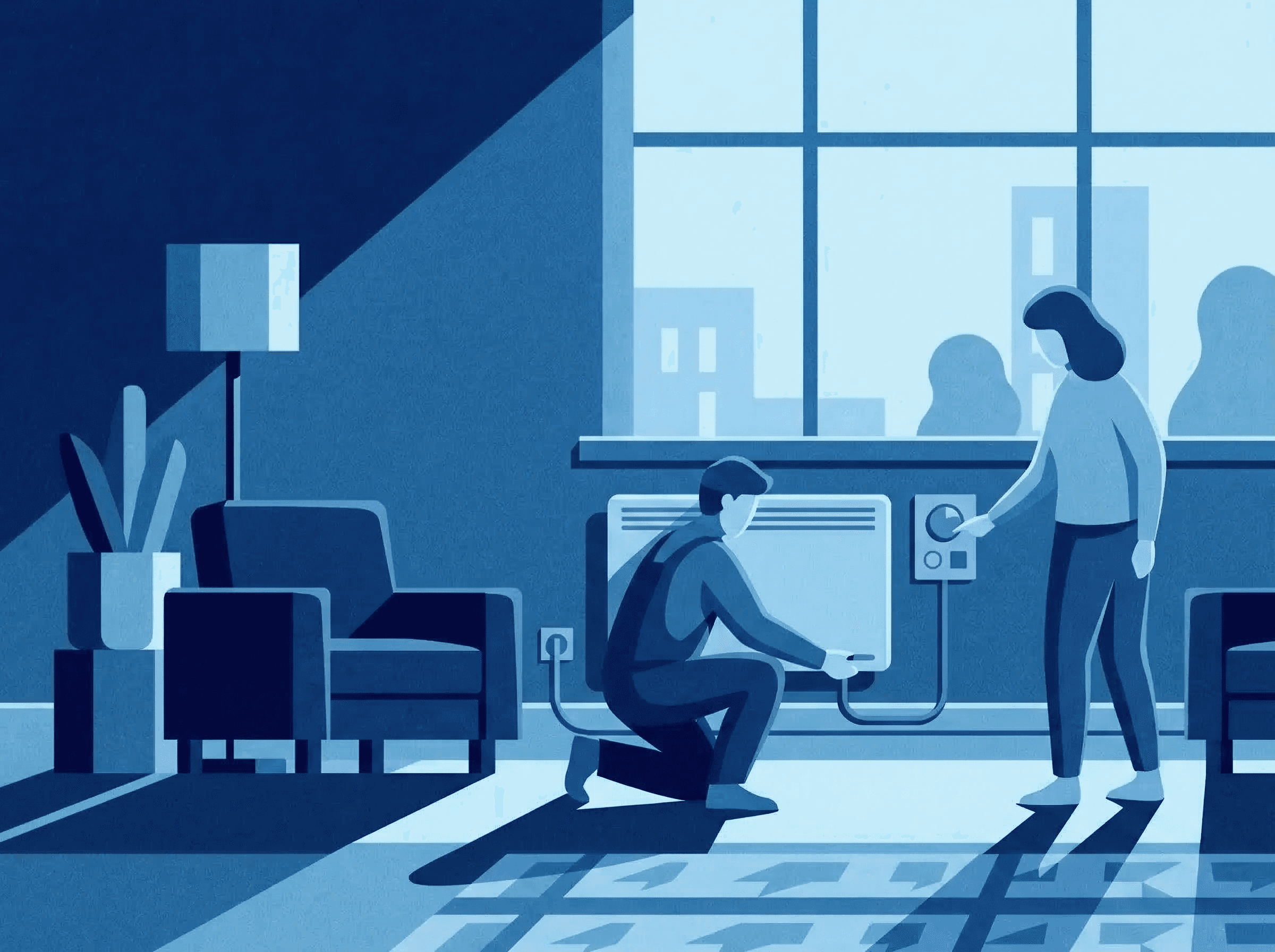 Book electric radiator & heater installation online