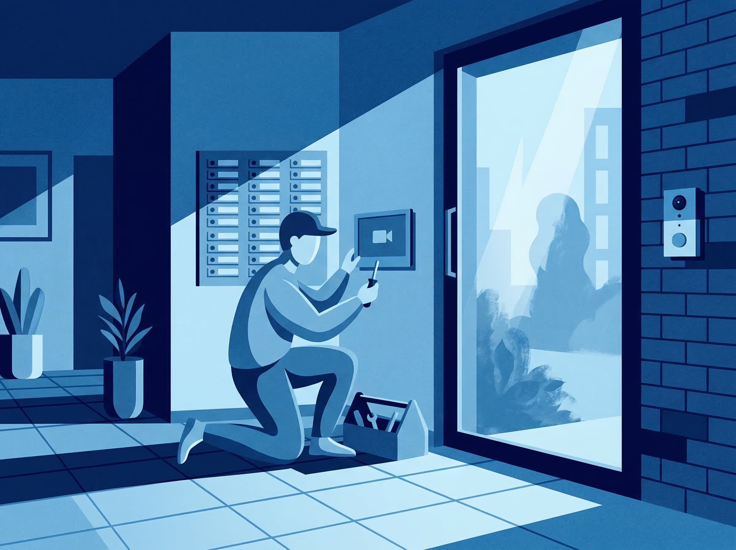 Book intercom & video doorbell installation online