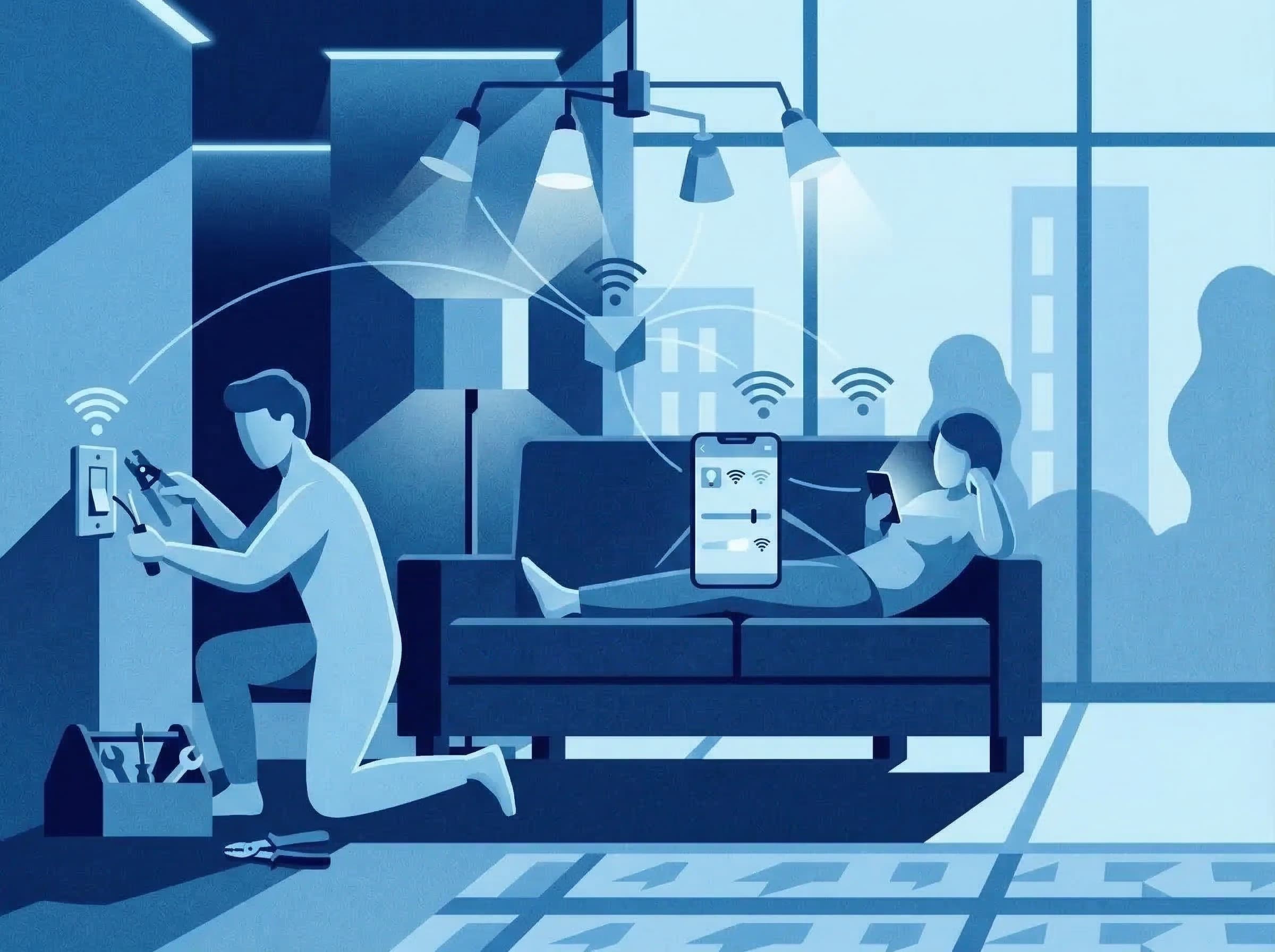 Book smart lighting installation online